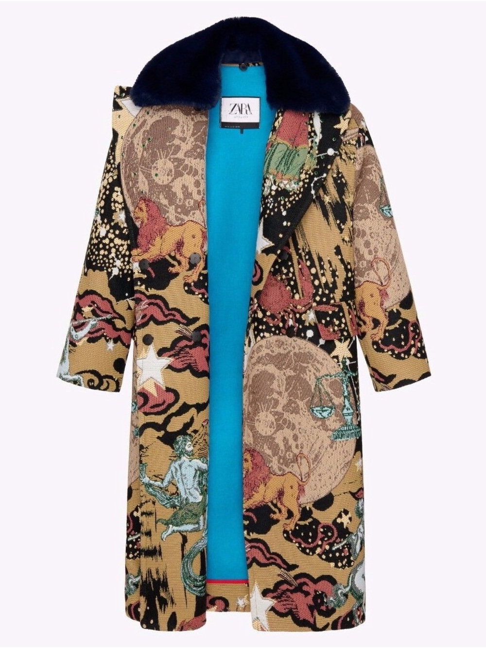 Zara cosmic coat atelier . Limited edition